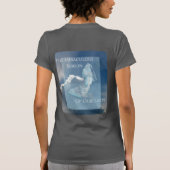 我々の女性のTシャツの奇跡的なリボン Tシャツ (裏面)