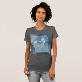 我々の女性のTシャツの奇跡的なリボン Tシャツ (正面フル)