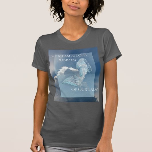 我々の女性のTシャツの奇跡的なリボン Tシャツ (正面)