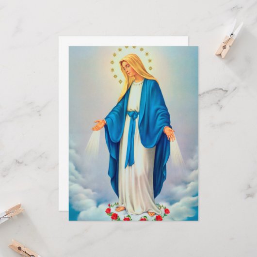 我々の女性は無垢な概念 カード (正面/裏面インサイチュ)