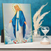 我々の女性は無垢な概念 フォトプラーク (側面)