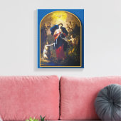 我々の女性は結び目を解き キャンバスプリント (インサイチュ (リビング))