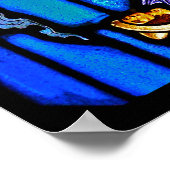 我々の女性グアダルーペヌエストラセノラステンドグラス ポスター (角)