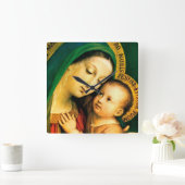 我々の女性グッドカウンセルの四角い壁掛け時計 スクエア壁時計 (ホーム)