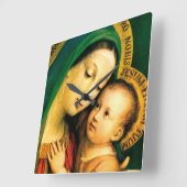 我々の女性グッドカウンセルの四角い壁掛け時計 スクエア壁時計 (傾斜)