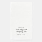 我々の婚約した婚約結婚ディナーブラックシック (正面)