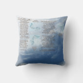 我々の婦人の奇跡的なリボン クッション (裏面)