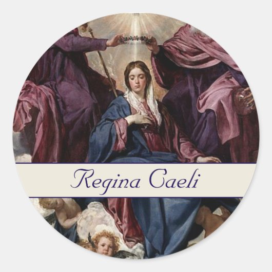 我々の婦人の戴冠式 ラウンドシール (正面)