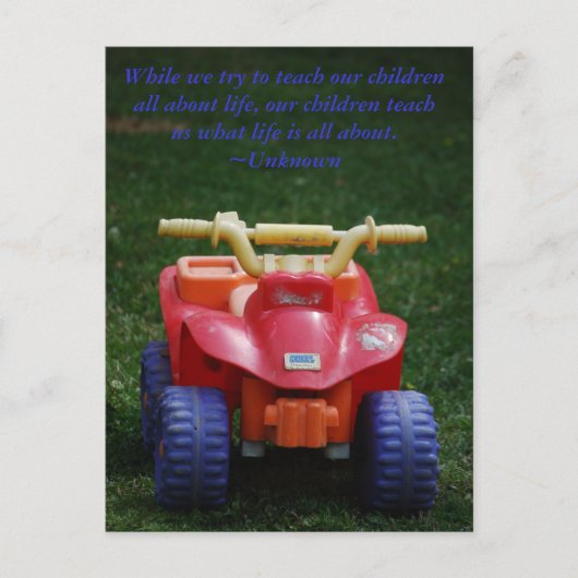 我々の子供たち教えが ポストカード (正面)