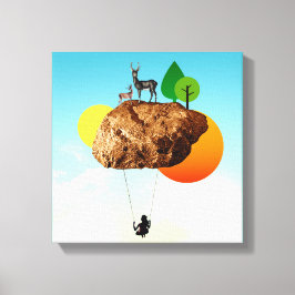 我々の存在の岩 キャンバスプリント