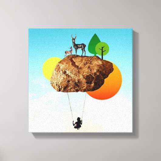 我々の存在の岩 キャンバスプリント (正面)