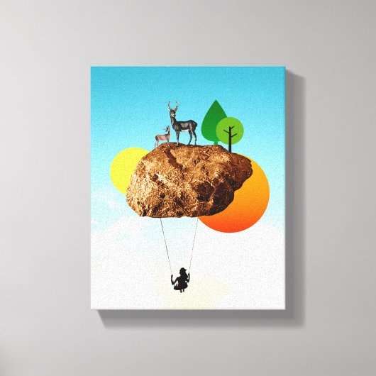 我々の存在の岩 キャンバスプリント (正面)