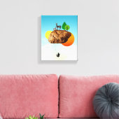 我々の存在の岩 キャンバスプリント (インサイチュ (リビング))