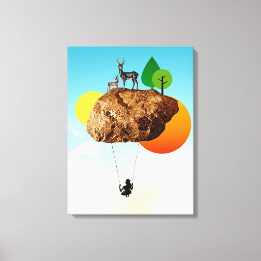 我々の存在の岩 キャンバスプリント (正面)