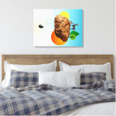 我々の存在の岩 キャンバスプリント (インサイチュ (寝室))