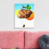 我々の存在の岩 キャンバスプリント (インサイチュ (リビング))