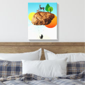 我々の存在の岩 キャンバスプリント (インサイチュ (寝室))