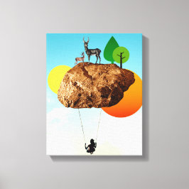 我々の存在の岩 キャンバスプリント