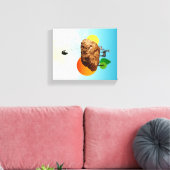 我々の存在の岩 キャンバスプリント (インサイチュ (リビング))