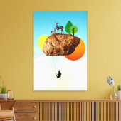 我々の存在の岩 キャンバスプリント (インサイチュ (リビング))