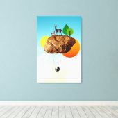 我々の存在の岩 キャンバスプリント (インサイチュ (ウッドフロア))