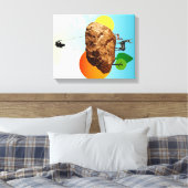 我々の存在の岩 キャンバスプリント (インサイチュ (寝室))