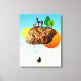 我々の存在の岩 キャンバスプリント