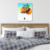 我々の存在の岩 キャンバスプリント (インサイチュ (寝室))