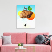 我々の存在の岩 キャンバスプリント (インサイチュ (リビング))