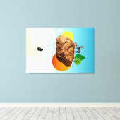 我々の存在の岩 キャンバスプリント (インサイチュ (ウッドフロア))