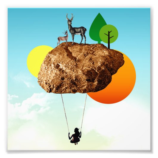 我々の存在の岩 フォトプリント            (正面)