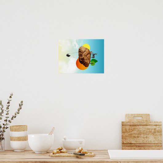 我々の存在の岩 ポスター (キッチン)