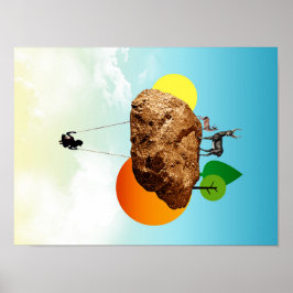 我々の存在の岩 ポスター