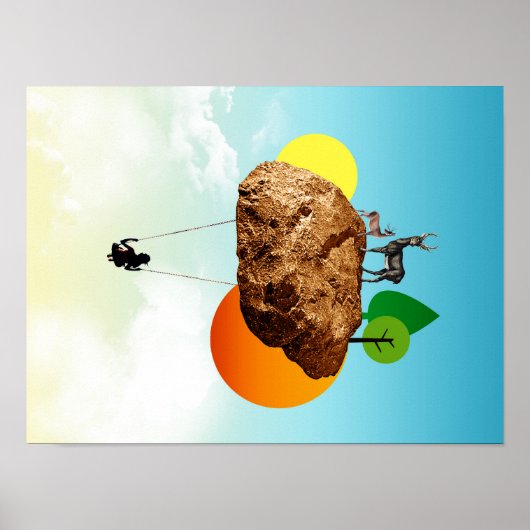 我々の存在の岩 ポスター (正面)