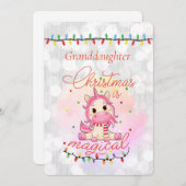 我々の孫娘にクリスマスを祝う (正面/裏面)