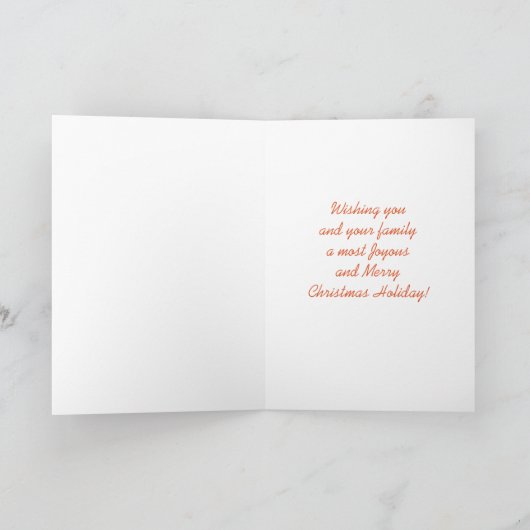 我々の家からあなたのスコティ犬のクリスマスまで シーズンカード (内部)