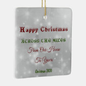 我々の家から君の家までの数マイルの間のクリスマス セラミックオーナメント (右)
