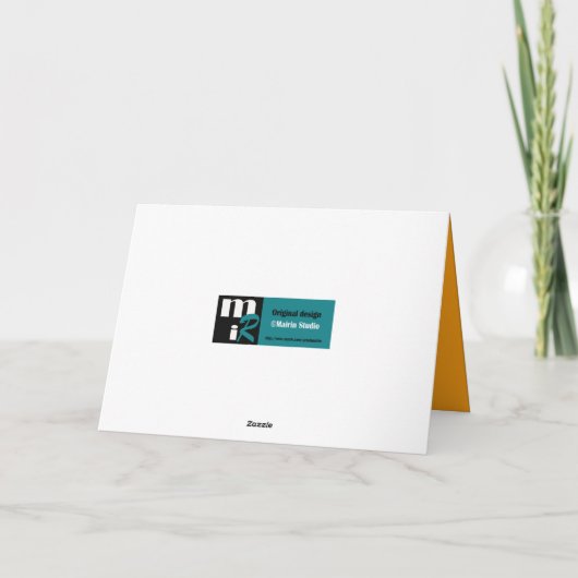 我々の家から君の家までハヌカーあいさつカード シーズンカード (裏面)