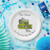 我々の家パーソナライズされた ペーパープレート (パーティー)