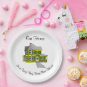 我々の家パーソナライズされた ペーパープレート (パーティー)