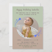 我々の射撃、 発砲スターが一誕生日に 招待状 (正面)