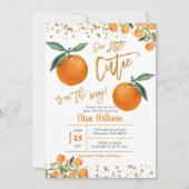 我々の小さなかわいこちゃんは途中で招待されている 招待状 (正面)