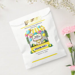 我々の小さなかわいこちゃんレモネードスタンドベビーシャワー フェイバーバッグ