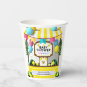 我々の小さなかわいこちゃんレモネードスタンドベビーシャワー 紙コップ (正面)