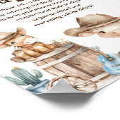 我々の小さなカウボーイワイルドウェスト晩夜おむつ ポスター (角)