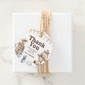 我々の小さなカウボーイワイルドウェスト赤ちゃんシャワー フェイバータグ (インサイチュ)