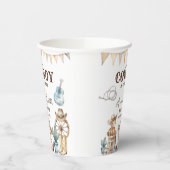 我々の小さなカウボーイワイルドウェスト赤ちゃんシャワー 紙コップ (左)