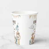 我々の小さなカウボーイワイルドウェスト赤ちゃんシャワー 紙コップ (右)