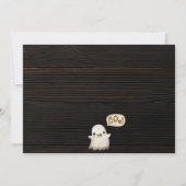 我々の小さなカボチャ |かわいいハロウィーンの誕生日パーティー 招待状 (裏面)