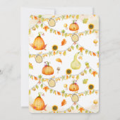 我々の小さなカボチャ 招待状 (裏面)